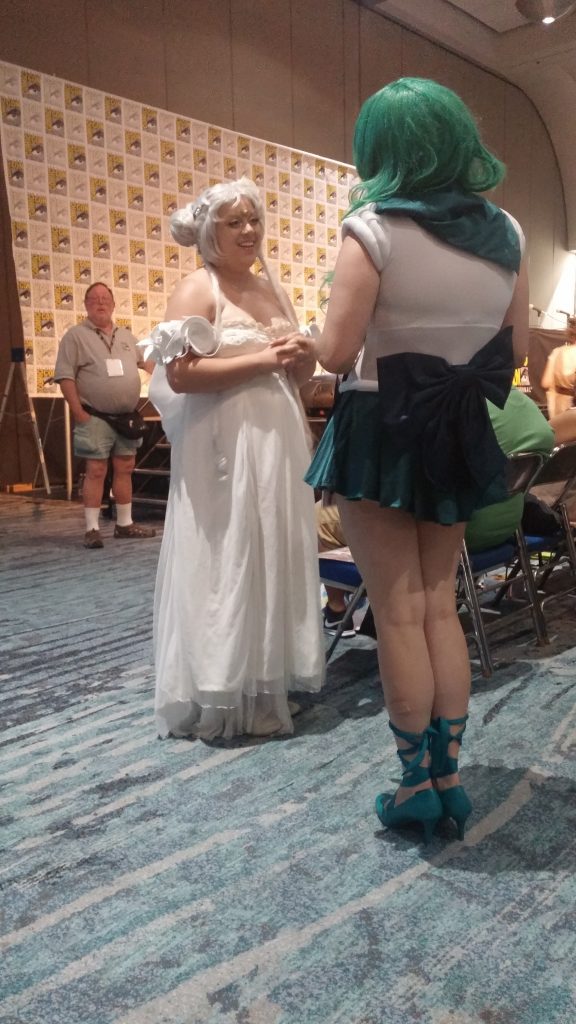 Sailor Moon was very excited to be there.