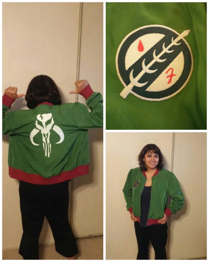 I bought Joey a Boba Fett jacket back in 2008, so now we can be Mandalorian twinsies.